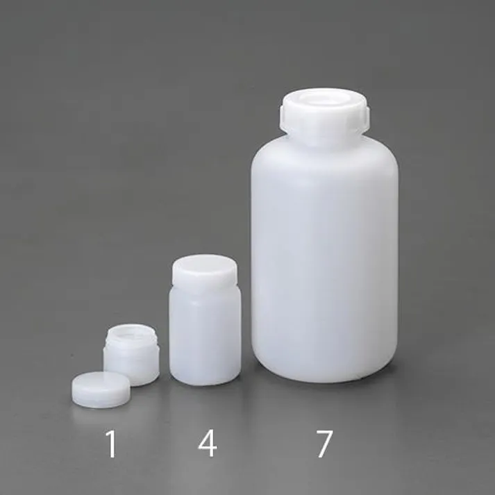 瑞穂化成工業 φ100x188mm/ 1.0L 広口ポリ容器(中蓋付/10コ EA508AJ-7B 4548745612707(CDC)【別送品】