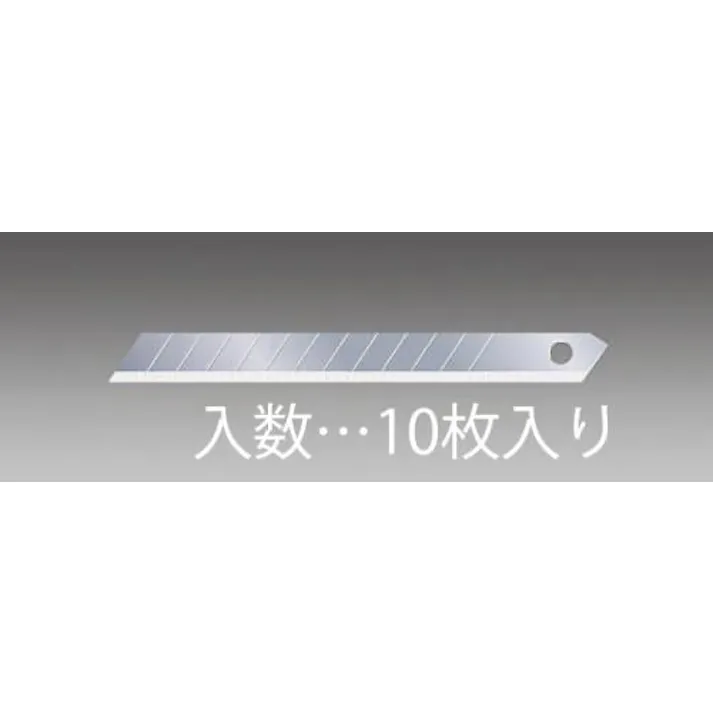 TJMデザイン(TaJIma) 80x 9x0.38mm カッターナイフ替刃(10枚) EA589AS-39 4548745636154(CDC)【別送品】
