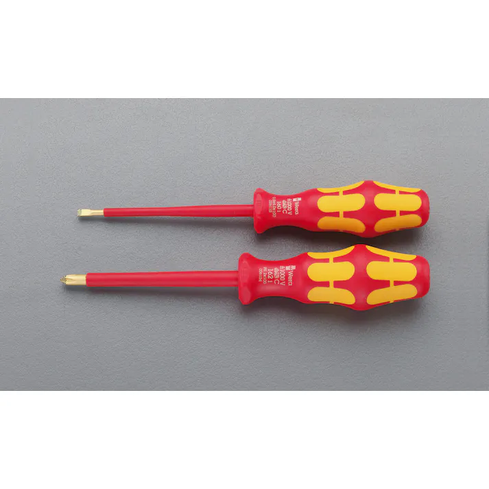 Wera 絶縁ドライバーセット 2本組 EA560WG-100A 4548745699258【別送品】
