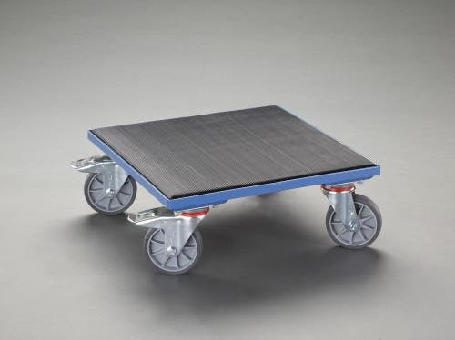 ドーリー(木製/ゴム張) 500x500mm/400Kg EA520AD-15 4548745717136【別送品】