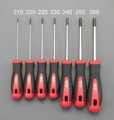 ESCOオリジナル ドライバー [Hexagon] 6.0x100mm EA573KA-260 4548745718379【別送品】