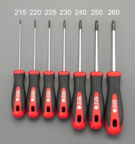 ESCOオリジナル ドライバー [Ball-Hexagon] 6.0x100mm EA573KC-260 4548745726084【別送品】