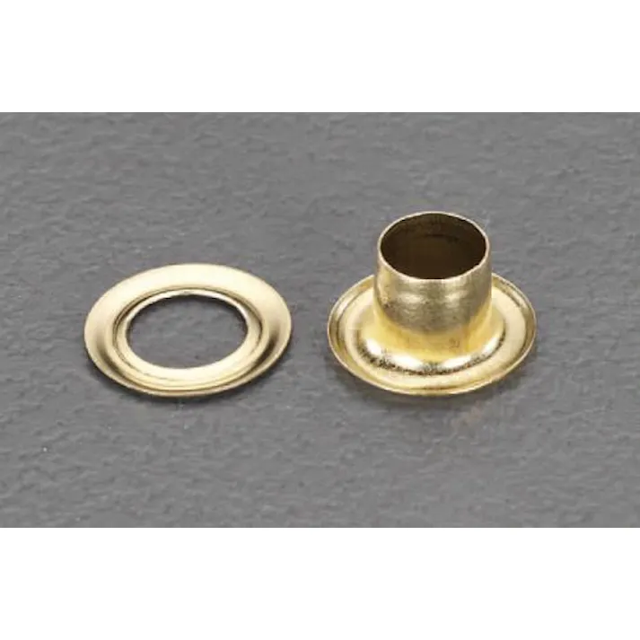 両面ハトメ(真鍮/100組) 5mm EA576MG-105 4548745774931【別送品】