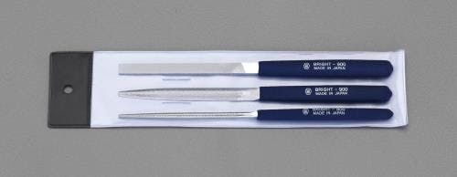 やすり(クロムコーティング 3本組/細目) 200mm EA521PK-0 4548745776386【別送品】