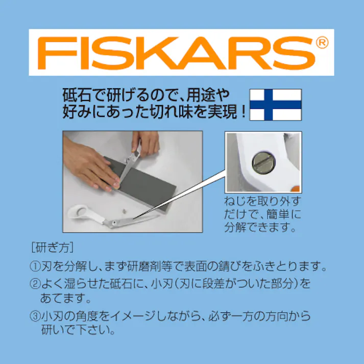 はさみ・万能(ステンレス製) 180mm EA540FS-5 4548745837148【別送品】