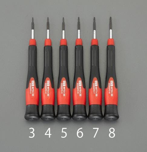 ESCOオリジナル ドライバー(精密用) [Hexlobe] 8x30mm EA552FD-8 4548745847123【別送品】