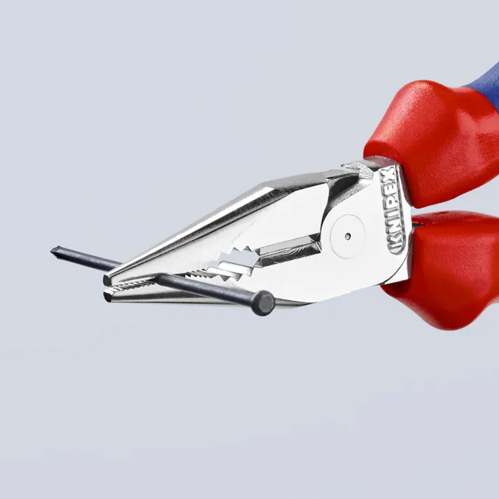 KNIPEX(クニペックス) ニードルノーズペンチ(メッキ) 145mm EA537LB-11 4548745849288【別送品】