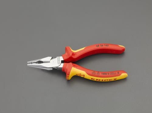 KNIPEX(クニペックス) 絶縁ニードルノーズペンチ 145mm EA537LB-12