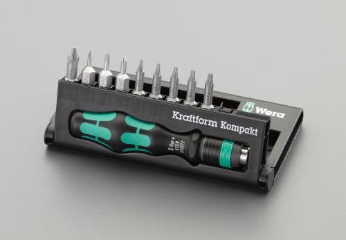 Wera ドライバービットセット(ハンドル付) [+Torx] EA550BP-9A 4548745854985【別送品】