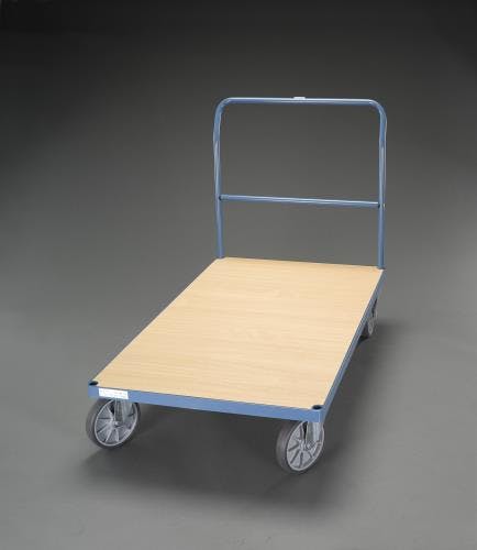 運搬車(木製荷台) 1200x800mm/600kg EA520BE-32 4548745870534【別送品】