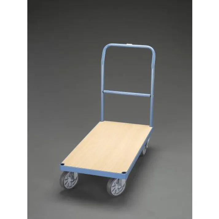運搬車(木製荷台) 850x500mm/500kg EA520BE-30A 4548745894622【別送品】