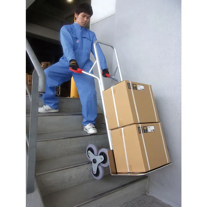 ハンドトラック(6輪式) 590x1300mm/200kg EA520FD-2 4548745895766【別送品】