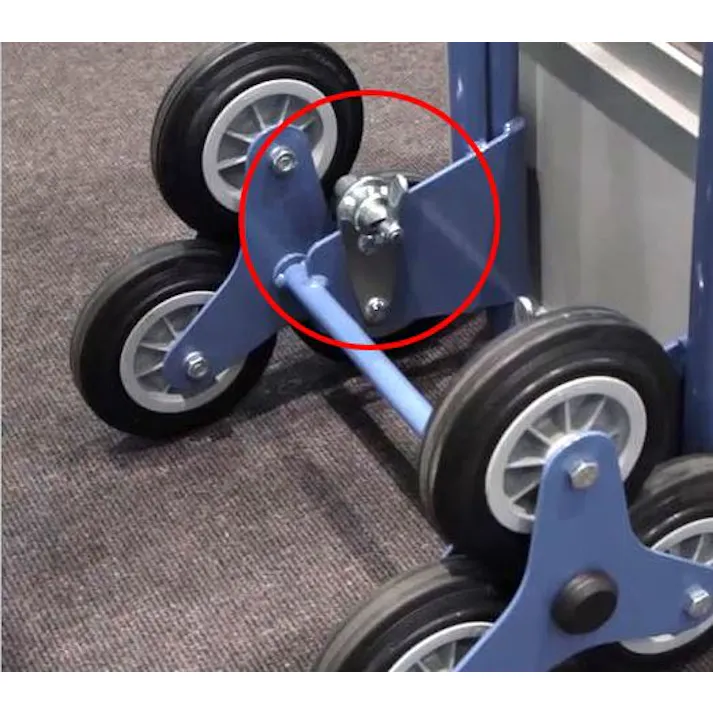 ハンドトラック(6輪式) 590x1300mm/200kg EA520FD-2 4548745895766【別送品】