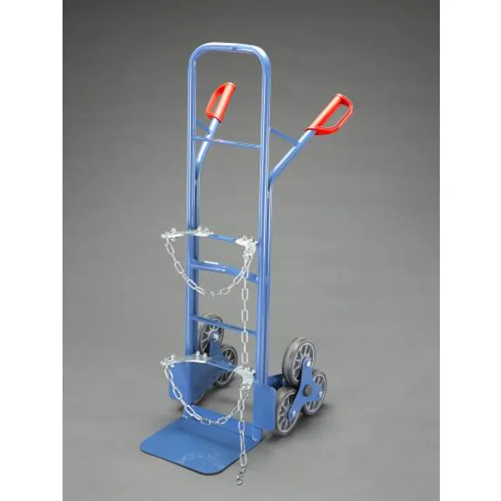 ESCO 590x1300mm/200kg ハンドトラック(ボンベ用) EA520FD-11 4548745895780(CDC)【別送品】