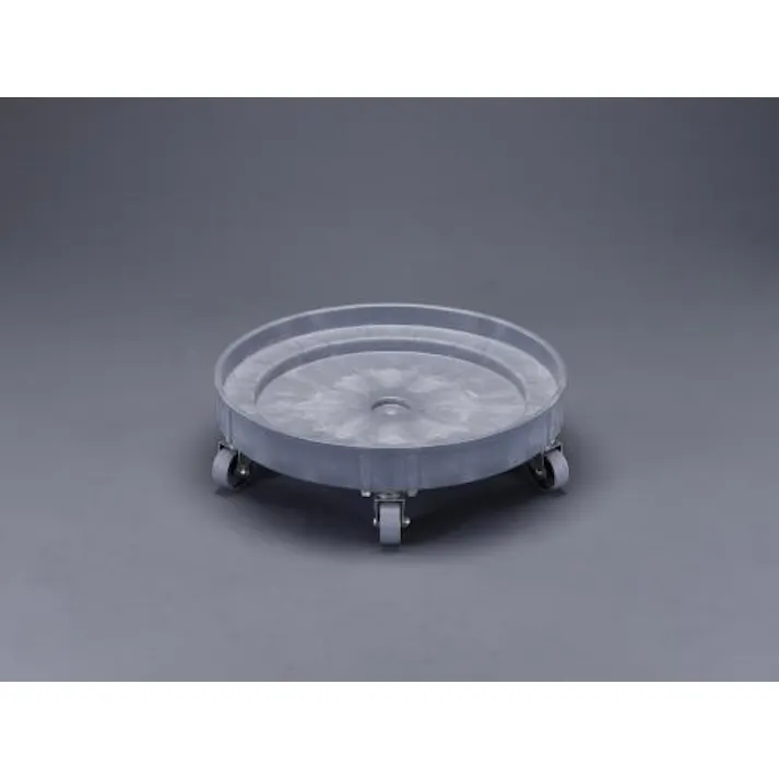 ドラム缶ドーリー(ポリプロピレン製) φ610mm EA520W-4 4548745911886【別送品】