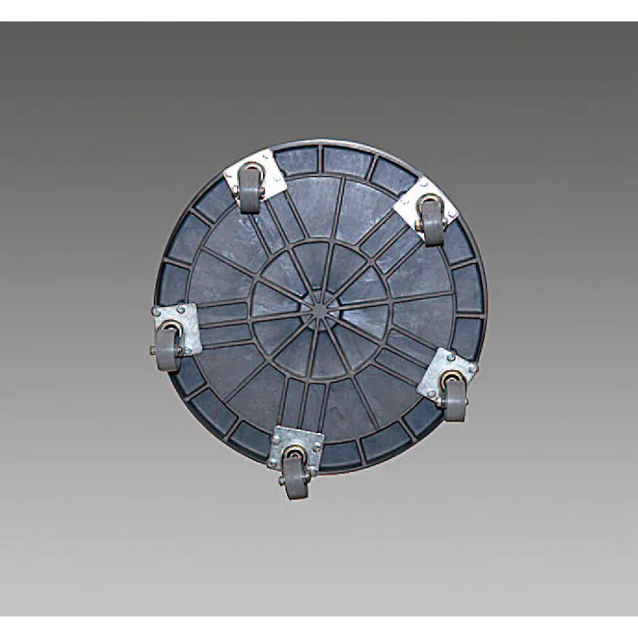 ドラム缶ドーリー(ポリプロピレン製) φ610mm EA520W-4 4548745911886【別送品】