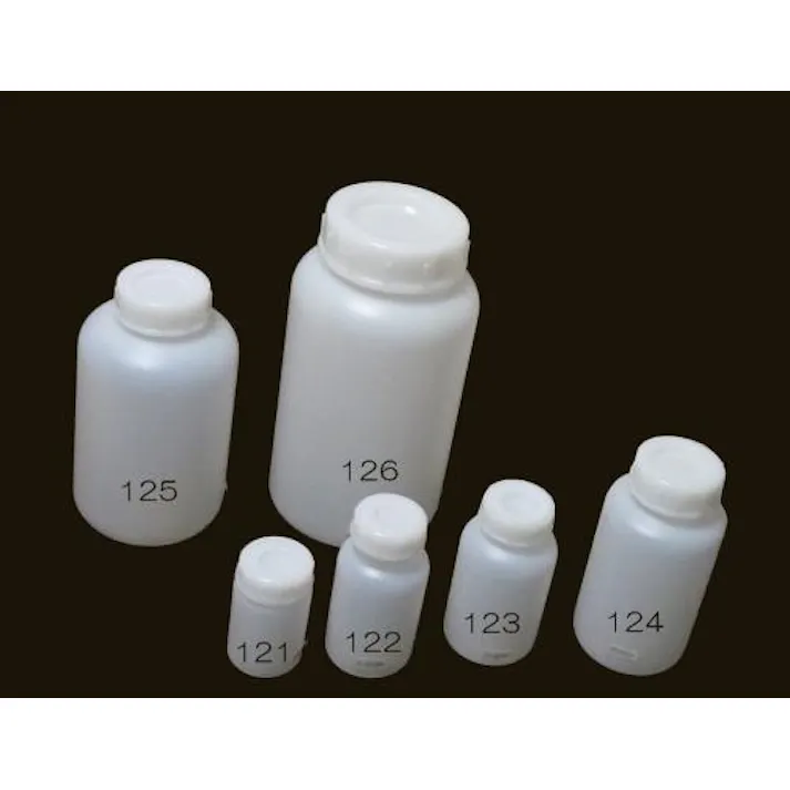 広口ポリ容器 φ81.0x152mm/0.61L EA508AJ-124 4548745913095【別送品】