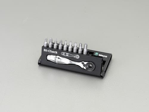 Wera ビットセット(ラチェット・H付) [+PoziHexTorx] EA562WA-10 4548745959581【別送品】