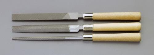 クラフトやすり(平・半丸・丸 3本組/中目) 100mm EA521PR 4550061018477【別送品】