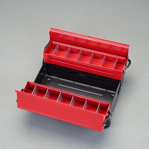 TONE 工具箱(スチール製) 410x220x190mm EA504AE-1 4550061024577【別送品】