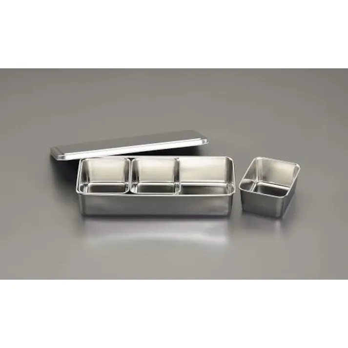 ESCO 328x148x 63mm ふた付ボックス(ステンレス製) EA508S-162 4550061028124(CDC)【別送品】