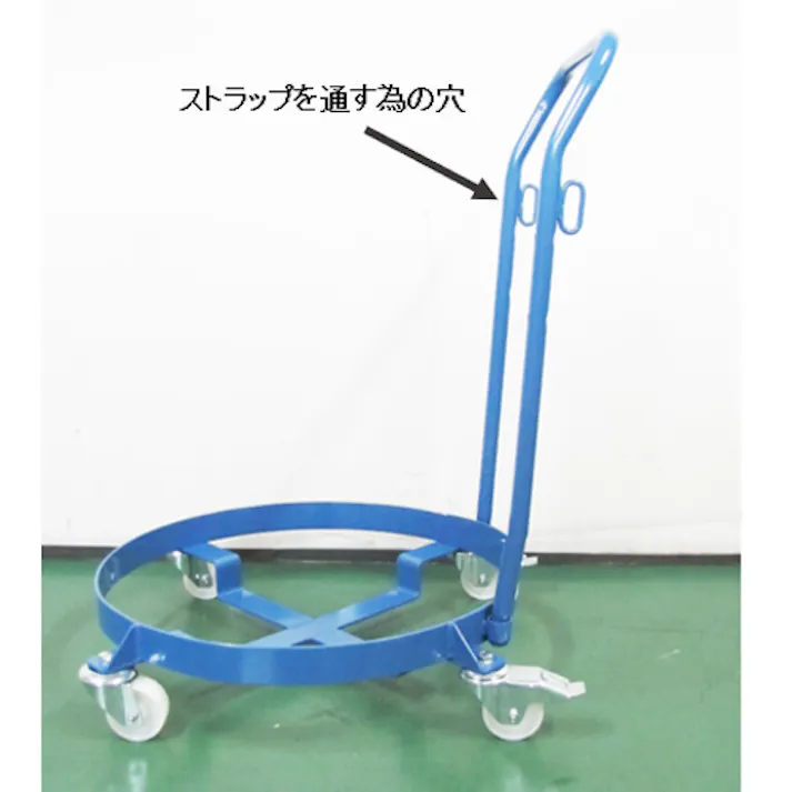 ドラム缶ドーリー EA520W-10 4550061037775【別送品】