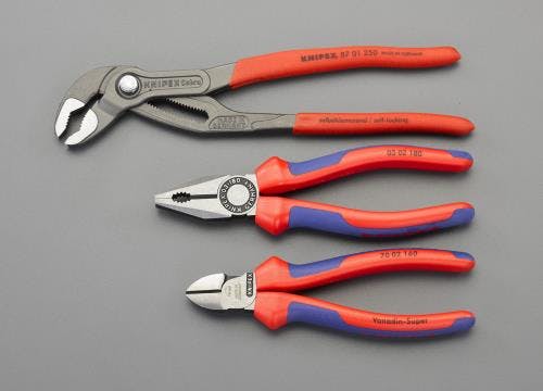 1年修理保証 KNIPEX(クニペックス) 3本組 プライヤーセット EA531EA-6