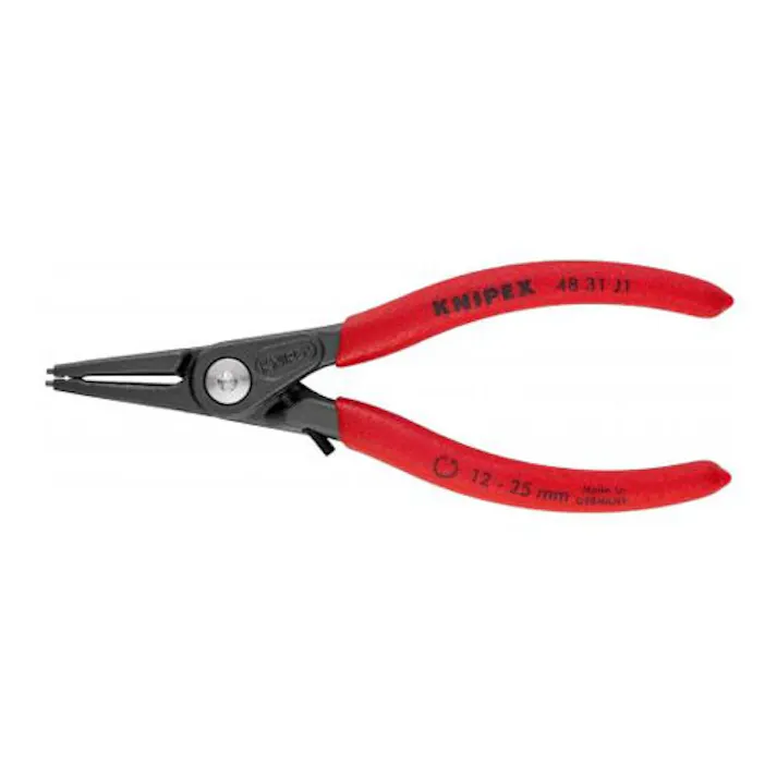 KNIPEX(クニペックス) 穴用スナップリングプライヤー(ストッパー付) 12-25mm EA590AL-1 4550061048931【別送品】