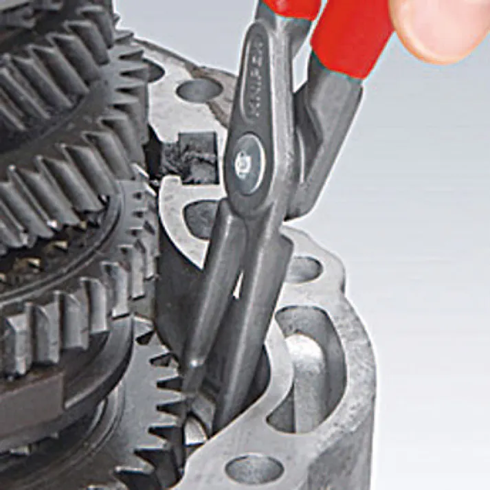 KNIPEX(クニペックス) 穴用スナップリングプライヤー(ストッパー付) 12-25mm EA590AL-1 4550061048931【別送品】