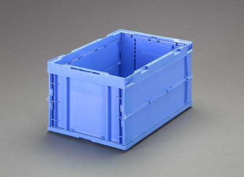 三甲(サンコー) 折畳コンテナ(青) 530x366x272mm/42.9L EA506AA-203 4550061074763【別送品】