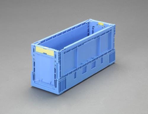 三甲(サンコー) 折畳コンテナ(青) 560x193x240mm/19.4L EA506AA-216 4550061074879【別送品】