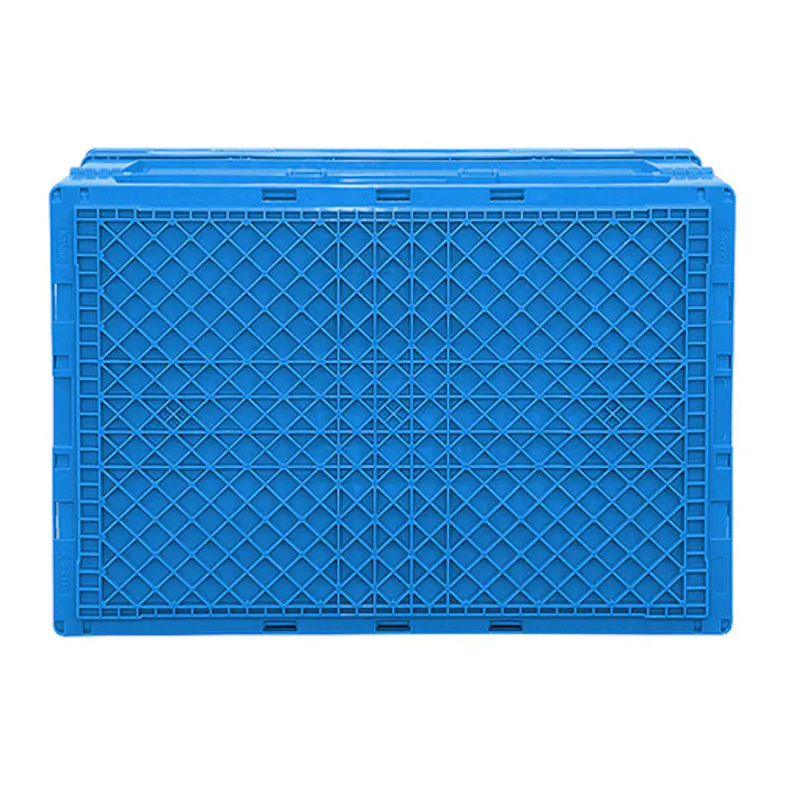 三甲(サンコー) 折畳コンテナ(メッシュ・青) 530x366x165mm/25.5L EA506AA-201 4550061077740【別送品】