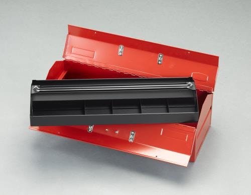 TONE 工具箱(スチール製) 520x224x200mm EA504AE-7 4550061163283【別送品】
