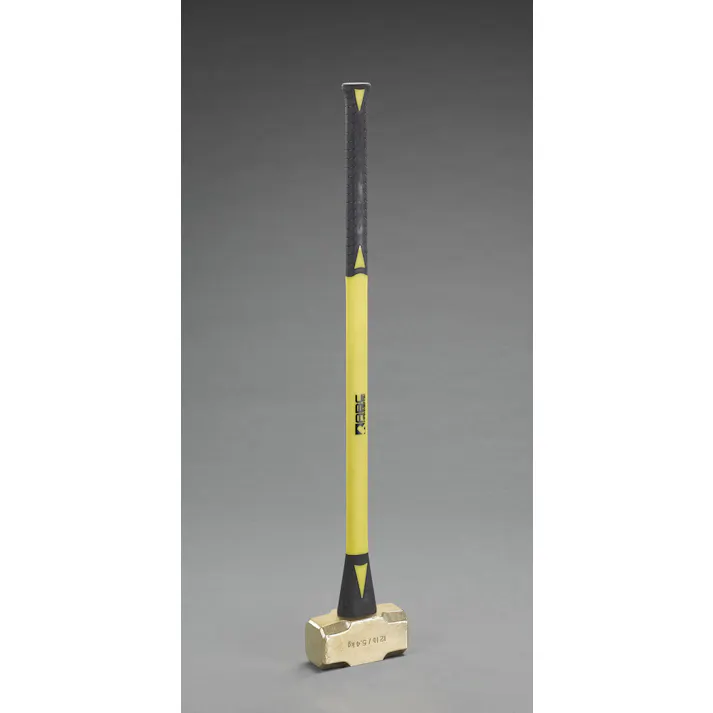 真鍮大ハンマー(グラスファイバー柄) 6.3kg/70mm EA575ER-4 4550061181010【別送品】