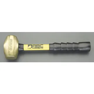 真鍮ハンマー(グラスファイバー柄) 1.80kg/45mm EA575EL-3 4550061186428【別送品】