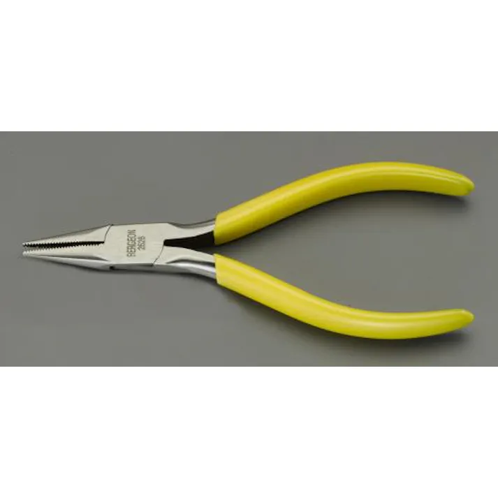 精密プライヤー(ハーフラウンド/ギザ付) 130mm EA537HA-3 4550061213346【別送品】