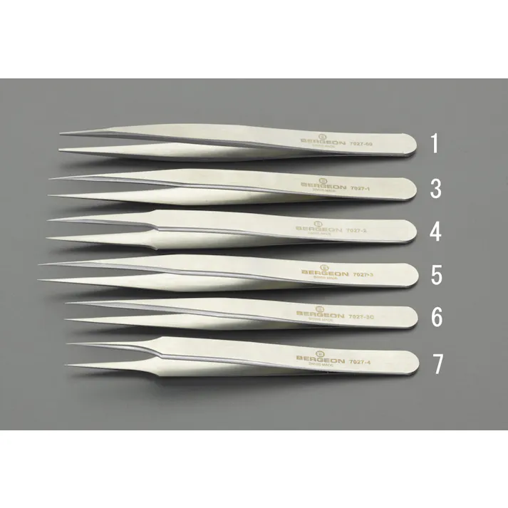 精密用ピンセット(ステンレス製) 115mm EA595BF-4 4550061230312【別送品】