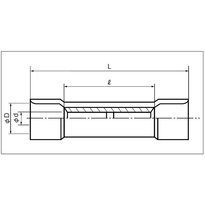 絶縁圧着スリーブ(5個) 2.0 EA538MF-2A 4550061281987【別送品】