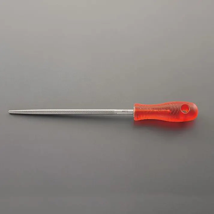 ESCO 150mm 鉄工やすり(丸/中目) EA521TV-150HS 4550061324790(CDC)【別送品】