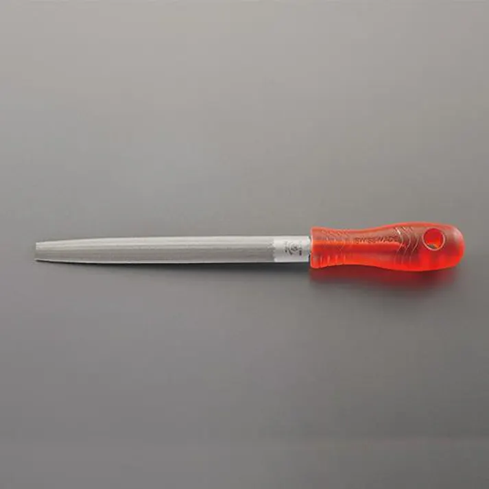 ESCO 200mm 鉄工やすり(半丸/粗目) EA521TV-200DS 4550061324844(CDC)【別送品】