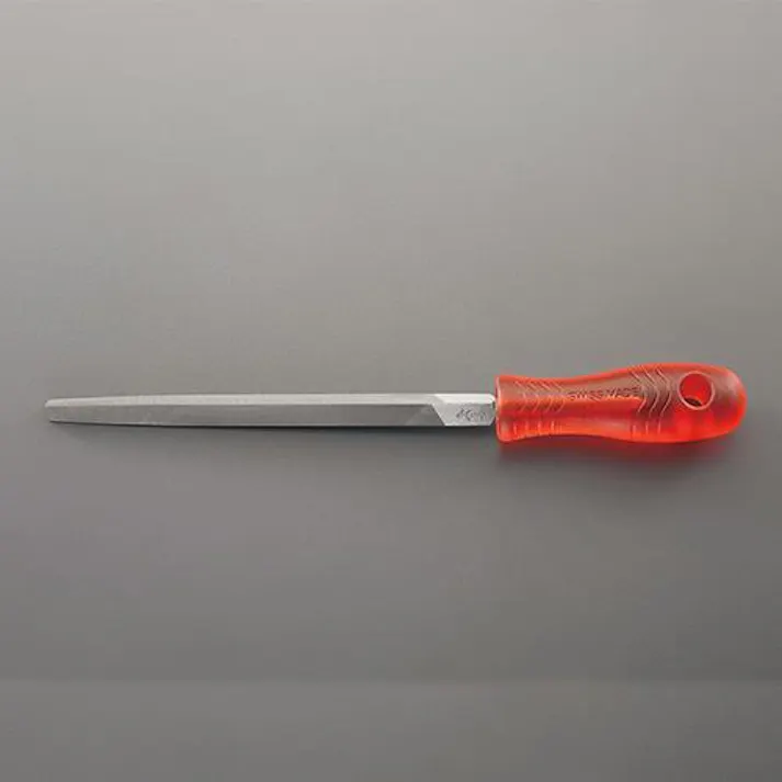 ESCO 250mm 鉄工やすり(三角/細目) EA521TW-250FS 4550061325254(CDC)【別送品】