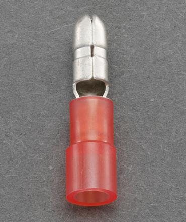 絶縁接続子[ギボシ形] (雄/20個) 1.31-2.08平方ミリメートル EA538MK-47 4550061327999【別送品】