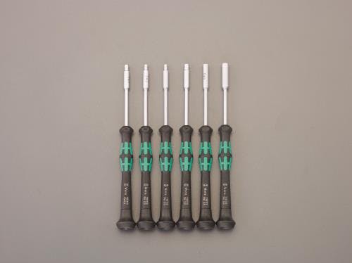 Wera ドライバー(精密用) [Nut] 2.0-5.0mm/6本組 EA550MG-110 4550061329658【別送品】