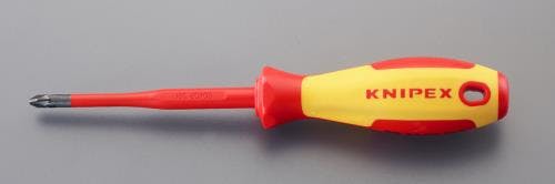 KNIPEX(クニペックス) ドライバー(絶縁/先細軸) [Pozidriv] #1x80mm EA560KE-11 4550061331835【別送品】
