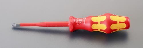 Wera ドライバー(絶縁/先細型) [Pozi] PZ1x80mm EA560WE-131 4550061333303【別送品】