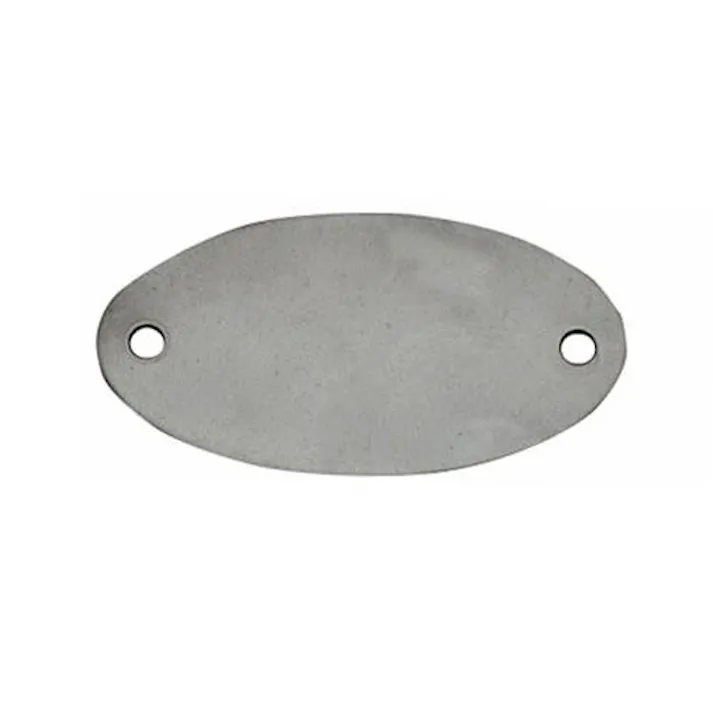 ESCO 25x48mm タグブランク(ステンレス 楕円/10枚) EA591HF-22 4550061339770(CDC)【別送品】