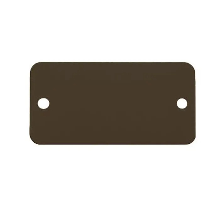 タグブランク(アルミ 長四角/ブラック/5枚) 19x44mm EA591HD-41A 4550061420515【別送品】
