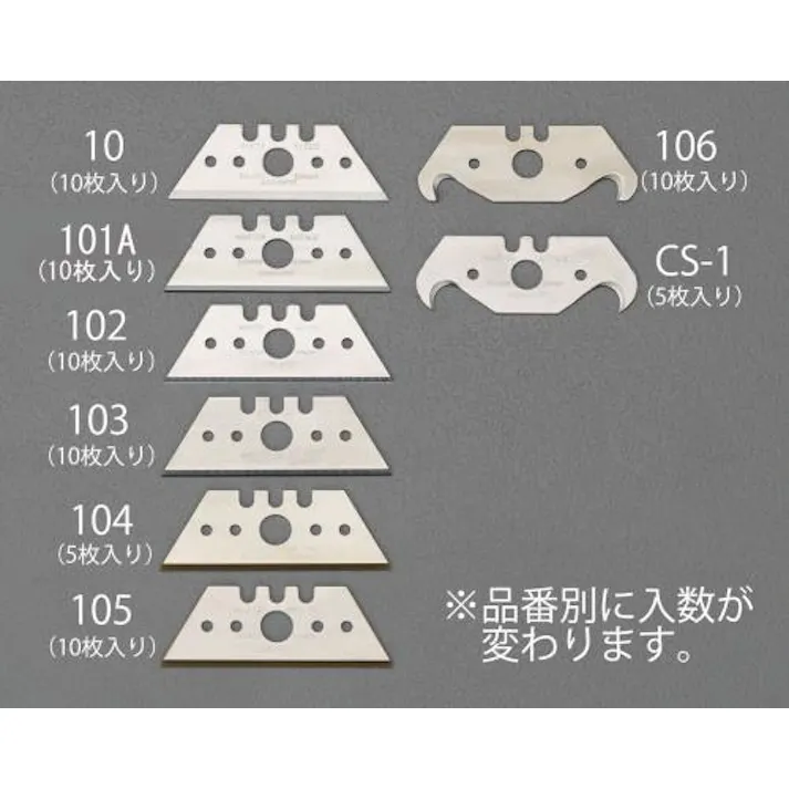 martor 53x19x0.63mm カッターナイフ替刃(先鋭型/10枚)EA589CR-101A (CDC)【別送品】