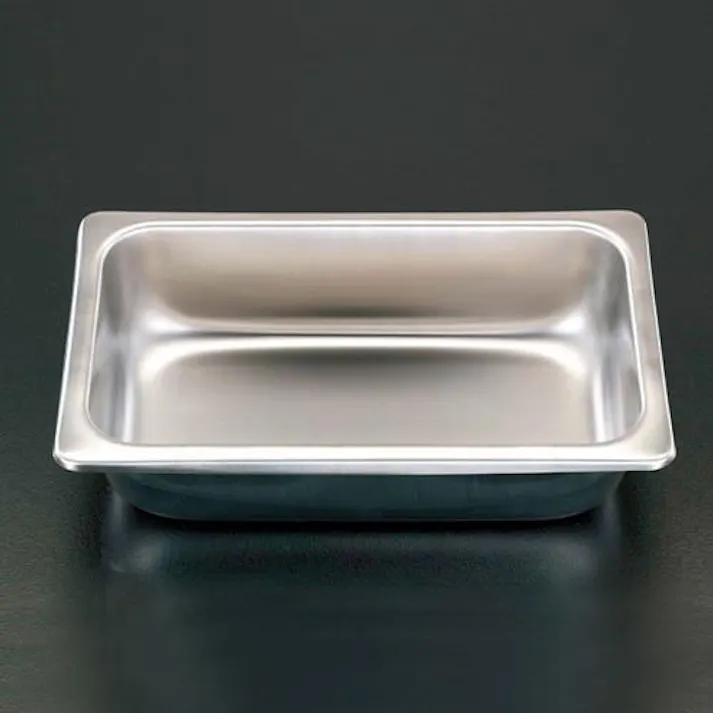 ESCO 265x162x100mm パーツトレー(ステンレス製) EA508S-91B 4550061443118(CDC)【別送品】