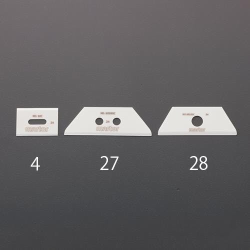 martor(マーター) カッターナイフ替刃(セラミック製/2枚) 55.5x19x0.65mm EA589CT-27 4550061469286【別送品】